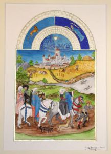 Oeuvre de Gribouilly: Mois d'Août, la Chasse