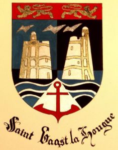 Oeuvre de Gribouilly: Blason de Saint Vaast La Hougue
