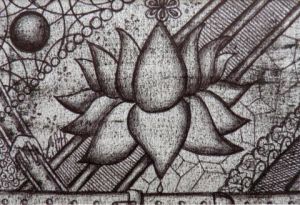 Dessin de Roselin-Art: Dessin au stylo et mascara. Titre: Douce