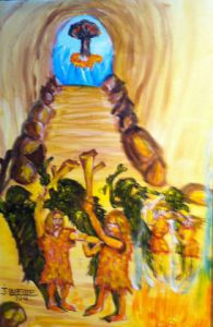 Peinture de LAFFITTE Jacky: An-20000 et Nous et Nous...