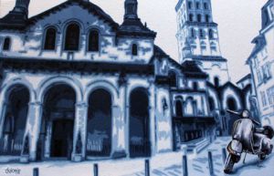 Peinture de guionie jean: La Firma - St Front 3 - Périgueux