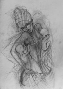 Dessin de Tyo: livre5 -93 (impression sur toile)