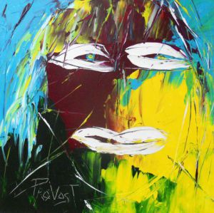 Peinture de Sylvie Provost: JE VOYAGE DANS LE TEMPS