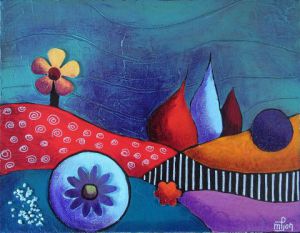 Peinture de Marie-Pierre JAN: Garden 3