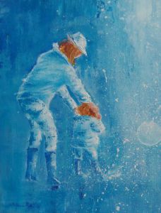 Peinture de Chantal  Urquiza: Apprentissage