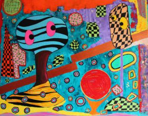 Peinture de Embe: A petits pas