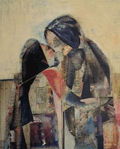 Collage de Guy Garnier: Tendresse