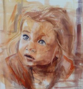 Peinture de catherin nathalie: Niña