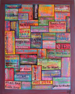 Peinture de Embe: born to play guitar