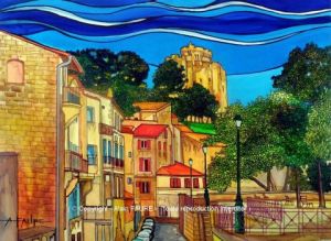 Peinture de ALAIN FAURE: Ô MON CHÂTEAU