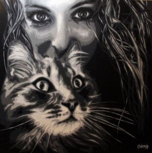 Peinture de guionie jean: Ames Libres