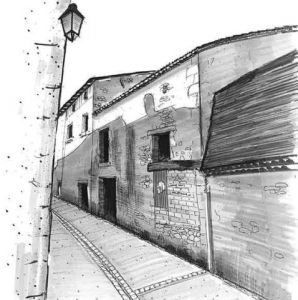 Dessin de sebcbien: Ruelles d'Issigeac