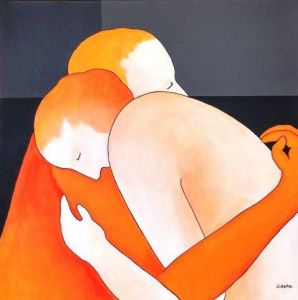 Peinture de Jideka: Crépuscule