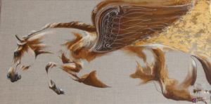 Peinture de laetitia PLINGUET: Pégase