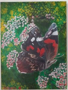 Peinture de Katarina Meyers: BUTTERFLY IN THE FOREST