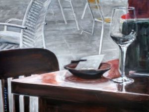 Peinture de Leboulanger: Des fourmis dans les jambes