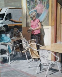 Peinture de Leboulanger: A l'ombre