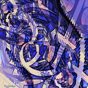 Peinture de Corbu Pierre: MINOTAURE