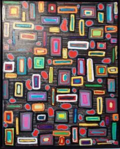 Peinture de Embe: mousson