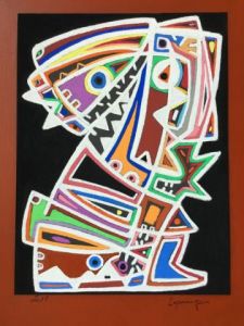 Peinture de Jean-Charles Leparc: Sans titre