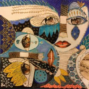 Peinture de CAROLE JEULIN: Les âmes vagabondes 