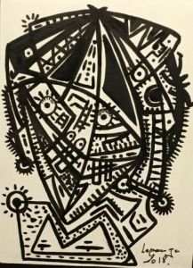 Peinture de Jean-Charles Leparc: Sans titre