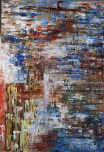 Peinture de Monique Pradoux: Fusion