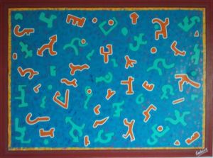 Peinture de Embe: ballet nautique 