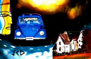 Peinture de jean-claude delhaise: montage VW