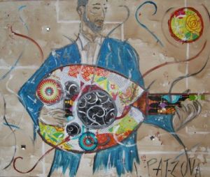 Peinture de Isa Patzova: Joueur de oud