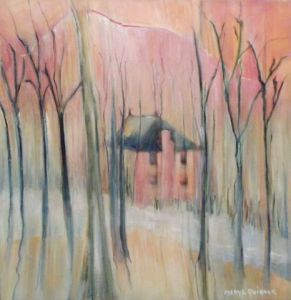 Peinture de Meryl QUIGUER: Morning mist 