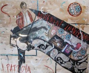Peinture de Isa Patzova: Le Pianiste