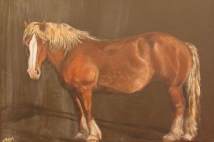 Peinture de GAELLE SOMBSTHAY: force tranquille