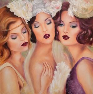 Peinture de MARTINE GREGOIRE: LES ANNÉES FOLLES 