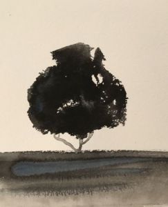 Oeuvre de valerie chretien: Arbre noir 