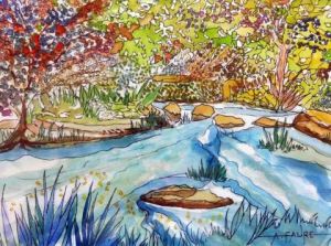 Peinture de ALAIN FAURE: AU SEIN DE L'ONDE