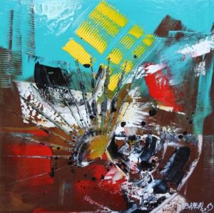 Peinture de Cédric BAREAU: Madrid