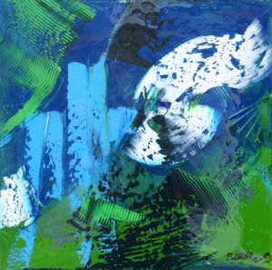 Peinture de Cédric BAREAU: Sonar