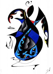 Dessin de Sol: L'ange déçu