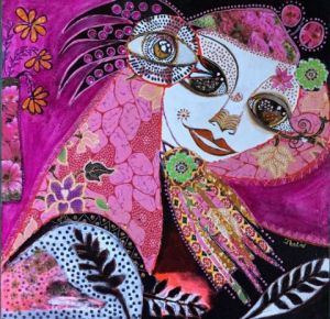 Peinture de CAROLE JEULIN: Lorsque tu reviens vers moi 