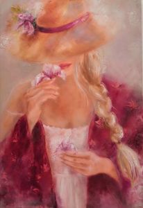 Peinture de MARTINE GREGOIRE: AMBIANCE ROMANTIQUE 