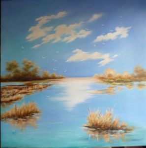 Peinture de LYN LENORMAND: Espace protégé