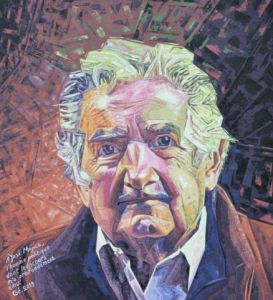 Peinture de Gerard SERVAIS: José Mujica