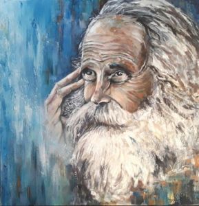 Peinture de Catherine VALETTE: Le vieux loup de mer 