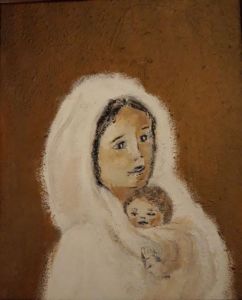 Peinture de als: la maternité