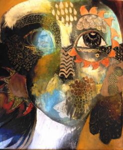 Peinture de CAROLE JEULIN: « Que ton voyage se fasse sans encombre « 