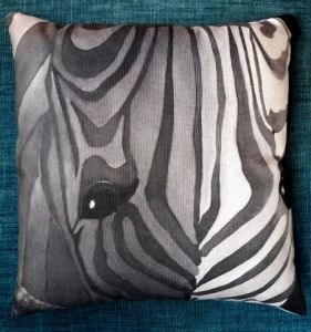 Art_textile de Marie-Pierre JAN: coussin NB n°4