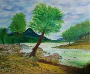 Peinture de LUCIE2: DESCENTE DE LA RIVIERE