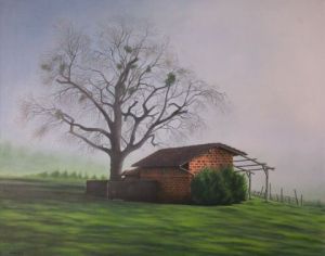 Peinture de alain dambes: le poulailler