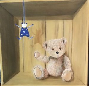 Peinture de Helene GAUTHIER: ours en caisse